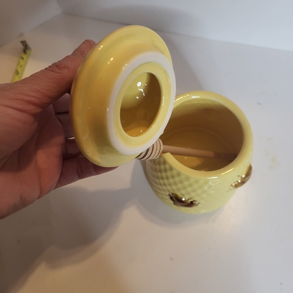 Honey jar & dipper - Picture 2 of 4